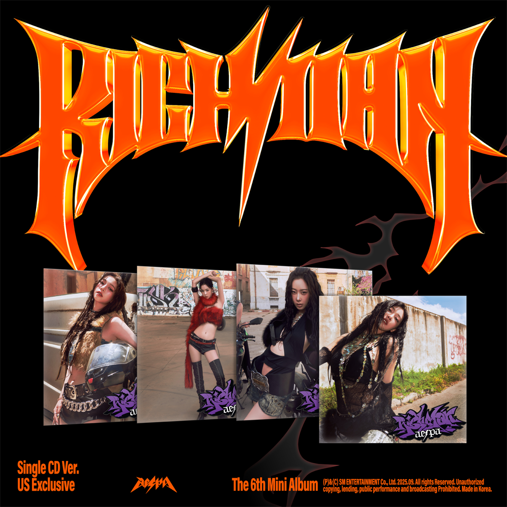 The 6th Mini Album 'Rich Man' (Single CD Ver. 1) - aespa Official