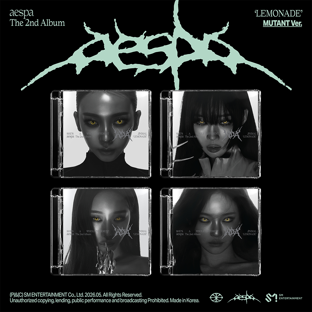 The 2nd Album 'LEMONADE' (MUTANT Ver.) - aespa Official Store