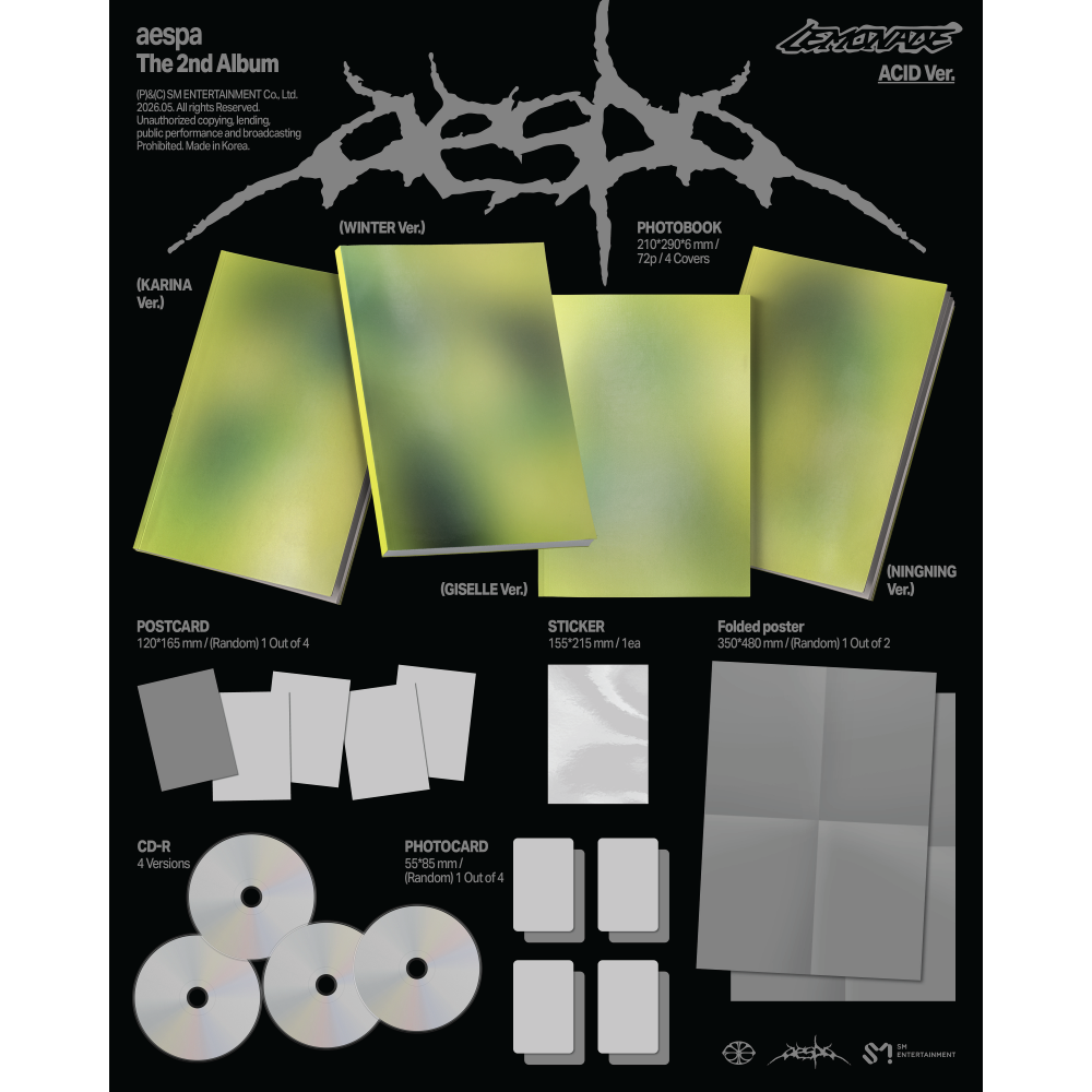 The 2nd Album 'LEMONADE' (ACID Ver.) Packshot