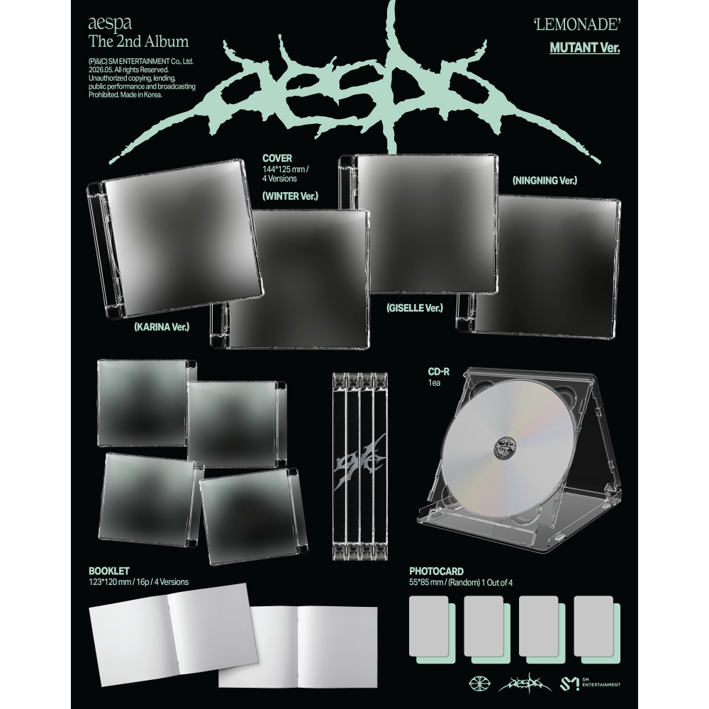 The 2nd Album 'LEMONADE' (MUTANT Ver.) Packshot