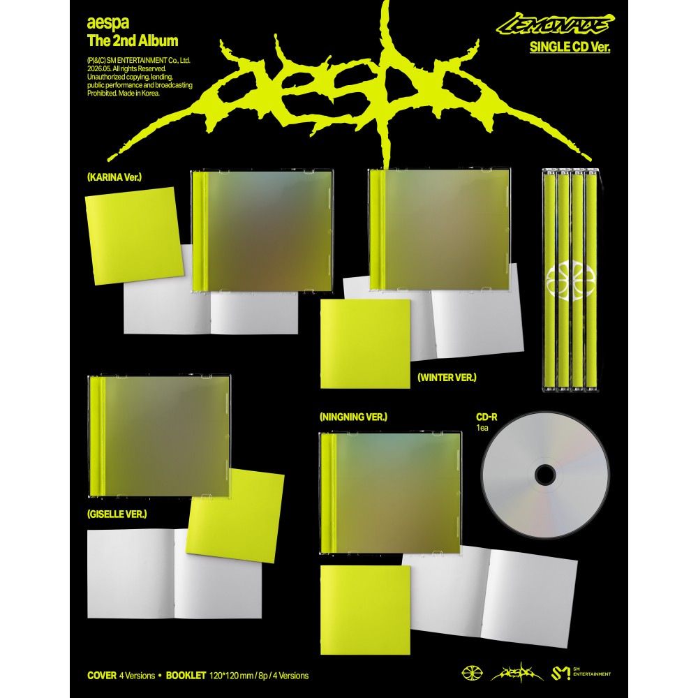 The 2nd Album 'LEMONADE' (SINGLE CD) Packshot