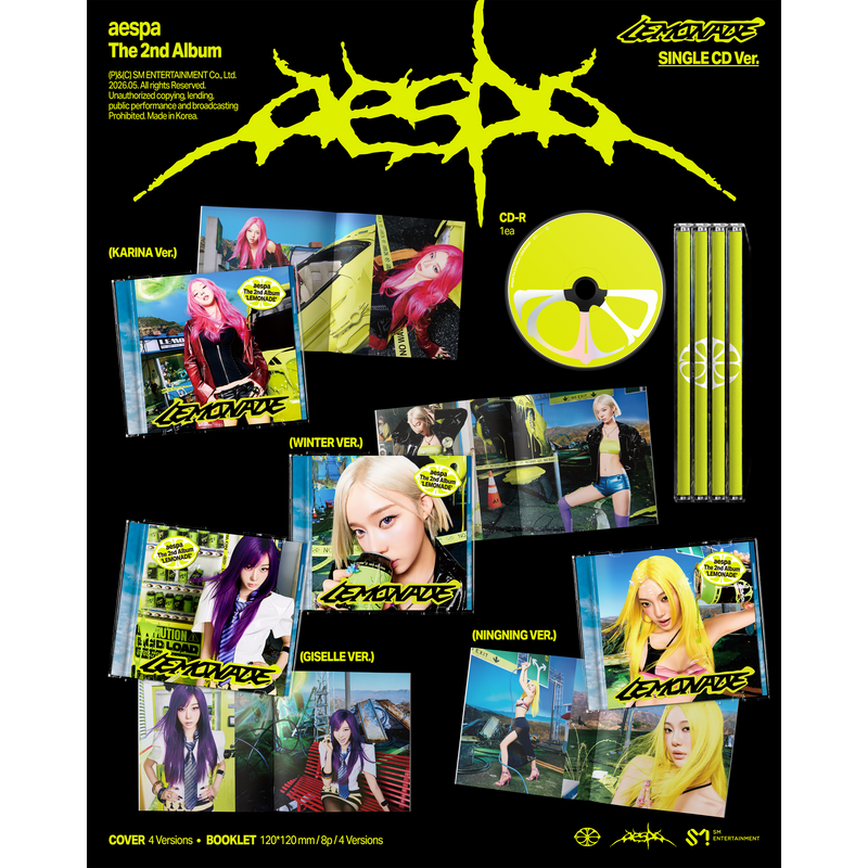 'LEMONADE' (SINGLE CD)_KARINA - aespa Official Store