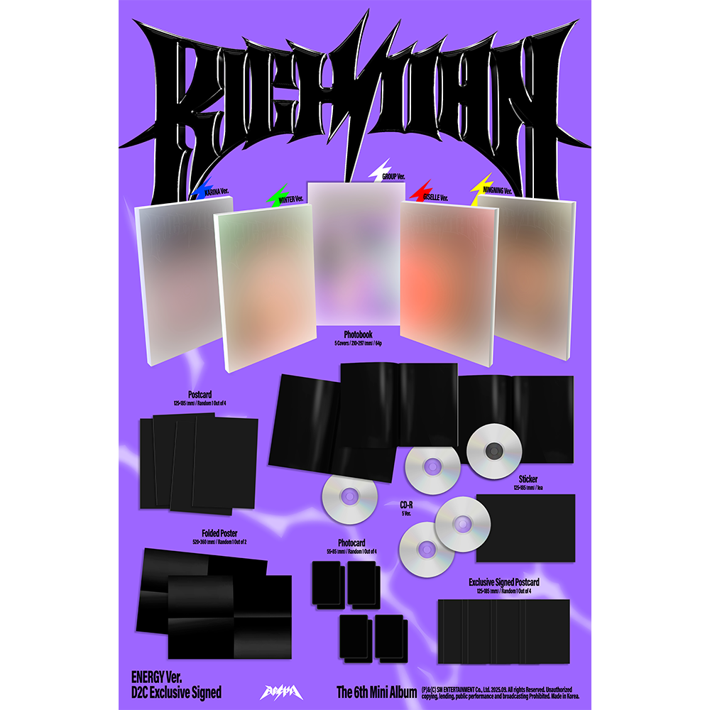 Rich Man - The 6th Mini Album_ENERGY Ver. (NINGNING Version) SIGNED