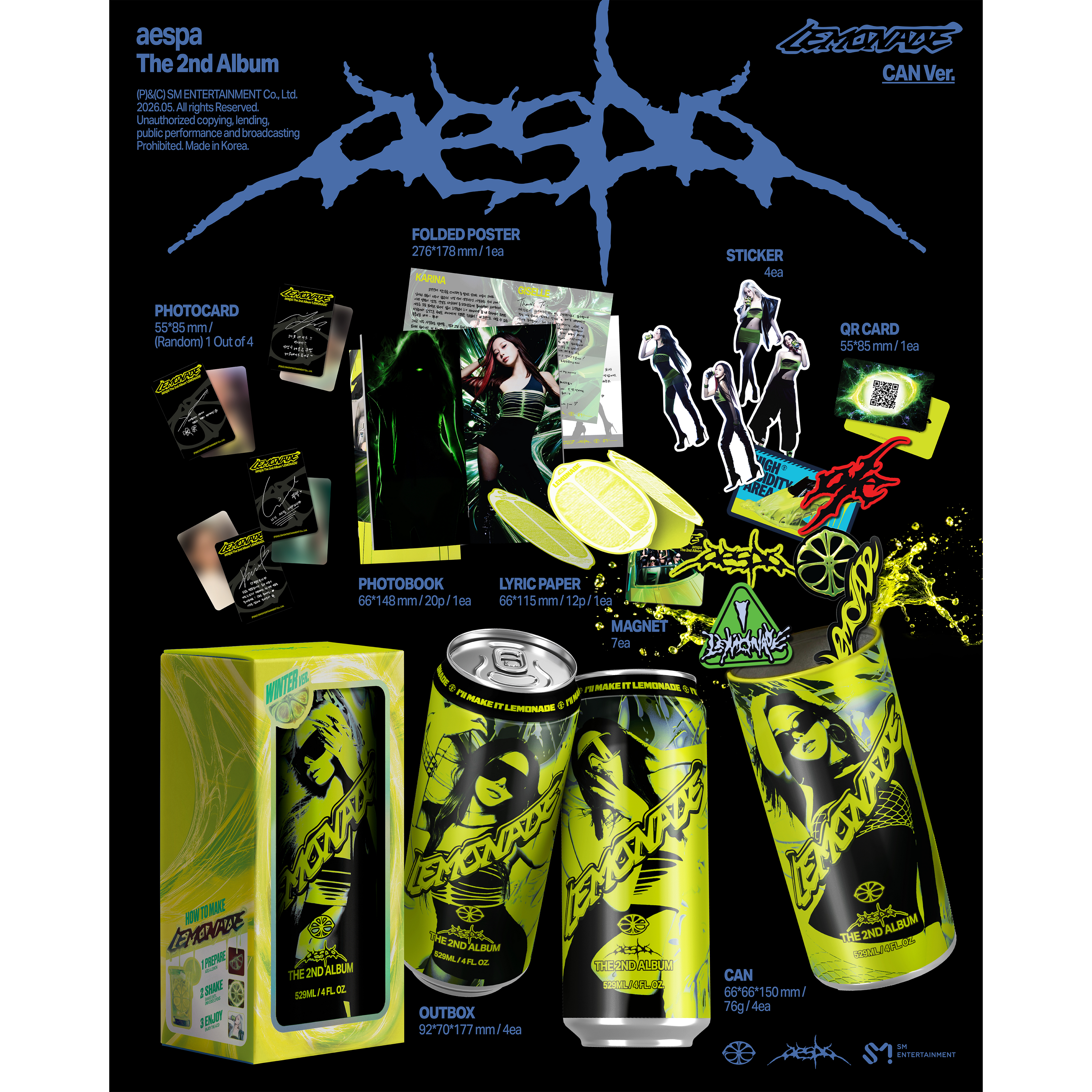 Aespa: Lemonade (Can ver.) kpop album
