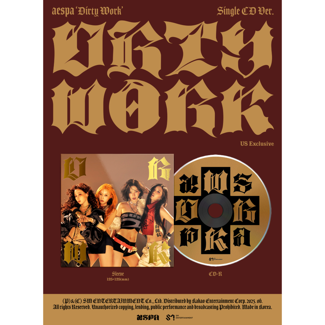 aespa 'Dirty Work' (Single CD - D2C Exclusive) - aespa Official Store aespa 'Dirty Work' (Single CD - D2C Exclusive) - aespa Official Store